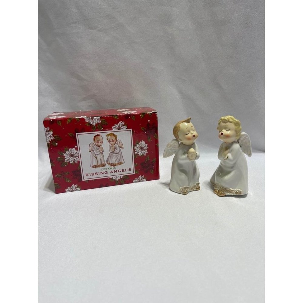 Brand New Kissing Angels Figurines- The Vermont Country Store